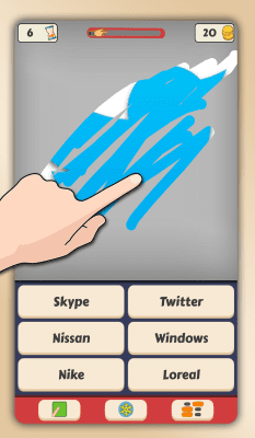 Capture d'écran de l'application Scratch That Logo Quiz - #6