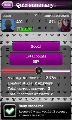 Capture d'écran de l'application Marques de mode : Devinez le logo - #4