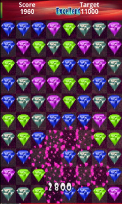 Capture d'écran de l'application Diamonds Rush - #3
