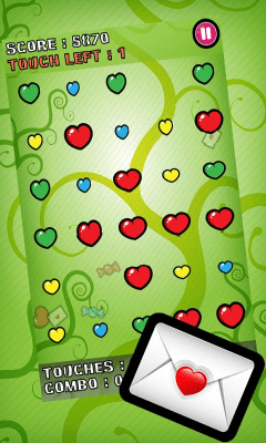 Capture d'écran de l'application Bubble Blast Valentine - #1