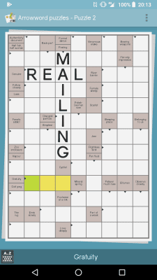 Capture d'écran de l'application Grid games (crossword, sudoku) - #1