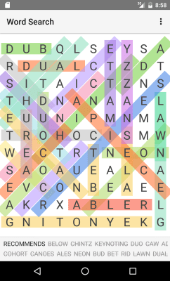Capture d'écran de l'application Melimots Word Search - #3