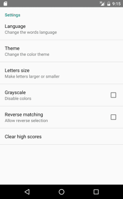 Capture d'écran de l'application Melimots Word Search - #5