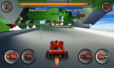 Capture d'écran de l'application Jet Car Stunts Lite - #2