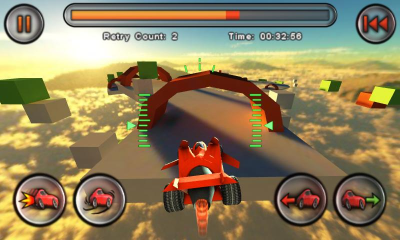 Capture d'écran de l'application Jet Car Stunts Lite - #3