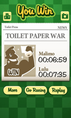 Capture d'écran de l'application Paper Racing - #3