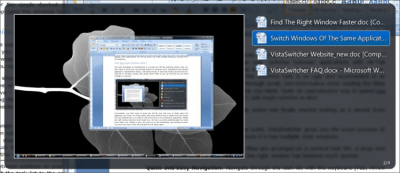 Capture d'écran de l'application VistaSwitcher - #3