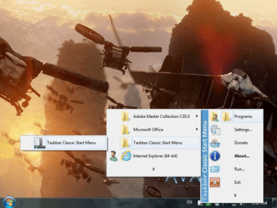 Capture d'écran de l'application Taskbar Classic Start Menu - #3
