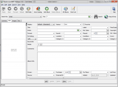Capture d'écran de l'application Readerware - #3