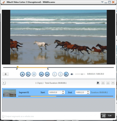 Capture d'écran de l'application Xilisoft Video Cutter 2 - #2