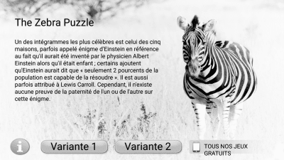 Capture d'écran de l'application L'énigme d'Einstein - #1