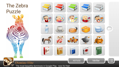 Capture d'écran de l'application L'énigme d'Einstein - #4