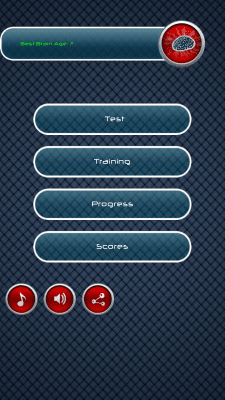 Capture d'écran de l'application Test de l'âge du cerveau - #1
