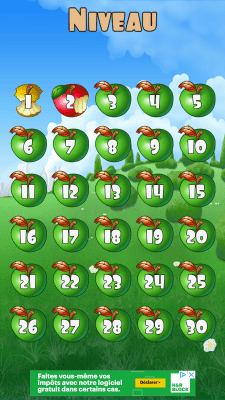 Capture d'écran de l'application Serpents et pommes - #3