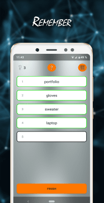 Capture d'écran de l'application Mnemonist - memory training - #4