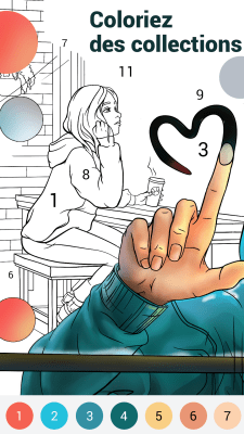 Capture d'écran de l'application Happy Color - coloriage par numéros - #5