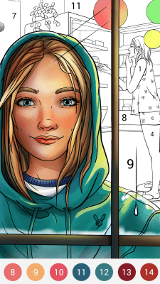 Capture d'écran de l'application Happy Color - coloriage par numéros - #6