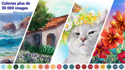 Capture d'écran de l'application Happy Color - coloriage par numéros - #7