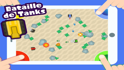 Capture d'écran de l'application Jeux à trois joueurs pour 4 joueurs - serpent, tanks, football - #3