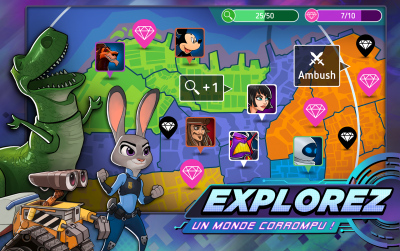 Capture d'écran de l'application Disney Heroes: Battle Mode - #4