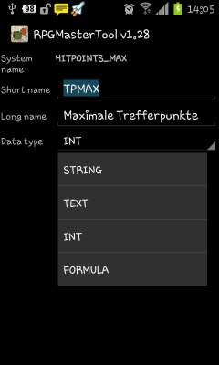 Capture d'écran de l'application RPG Master Tool Lite - #3