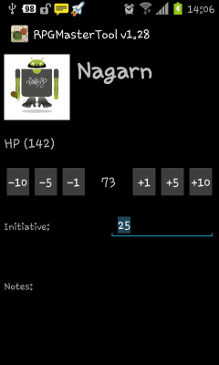 Capture d'écran de l'application RPG Master Tool Lite - #5