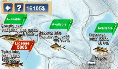 Capture d'écran de l'application Fishing in the Winter. Lakes. - #4