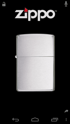 Capture d'écran de l'application Virtual Zippo Lighter - #1