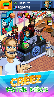 Capture d'écran de l'application PewDiePie's Tuber Simulator - #1