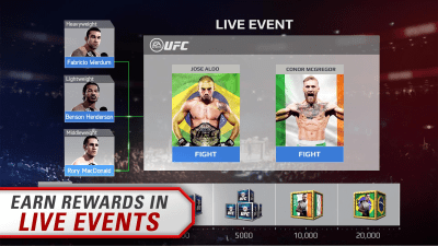 Capture d'écran de l'application EA SPORTS UFC - #3