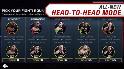 Capture d'écran de l'application EA SPORTS UFC - #5