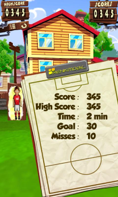 Capture d'écran de l'application Soccer Shoot HD - #5