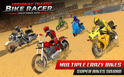 Capture d'écran de l'application Highway Rider Bike Racing: Crazy Bike Traffic Race - #7