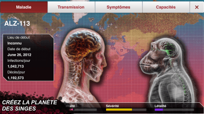 Capture d'écran de l'application Plague Inc. - #6