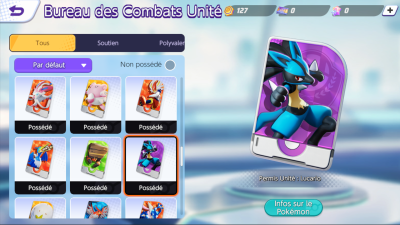 Capture d'écran de l'application Pokemon UNITE - #8