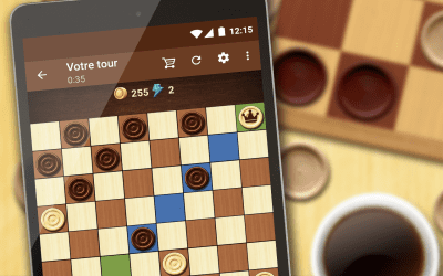 Capture d'écran de l'application Dames en ligne de Chess & Checkers Games - #1