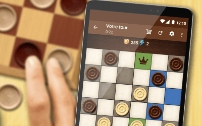 Capture d'écran de l'application Dames en ligne de Chess & Checkers Games - #2