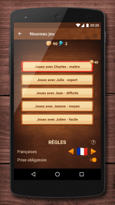 Capture d'écran de l'application Dames en ligne de Chess & Checkers Games - #7