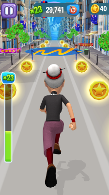 Capture d'écran de l'application Angry Gran Run - #8