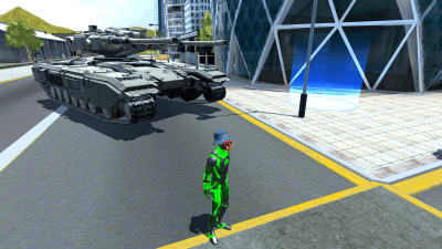 Capture d'écran de l'application Rope Frog Ninja Hero Car Vegas - #6