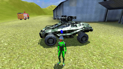 Capture d'écran de l'application Rope Frog Ninja Hero Car Vegas - #8