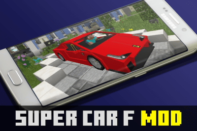 Capture d'écran de l'application Super Car F. Mod for MCPE - #3