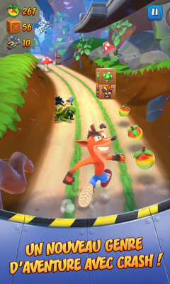 Capture d'écran de l'application Crash Bandicoot: On the Run! - #1