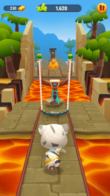 Capture d'écran de l'application Talking Tom: Course à l'or - #4