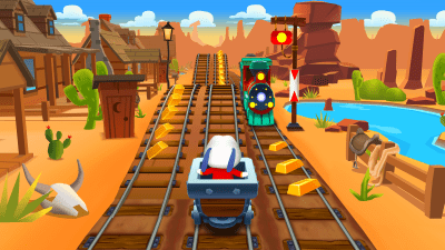 Capture d'écran de l'application Talking Tom: Course à l'or - #7