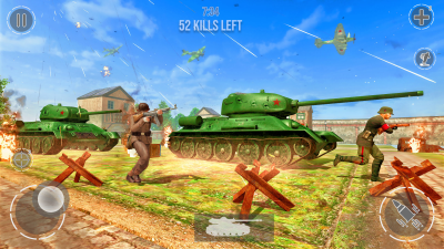 Capture d'écran de l'application World War Survival Heroes:WW2 - #4
