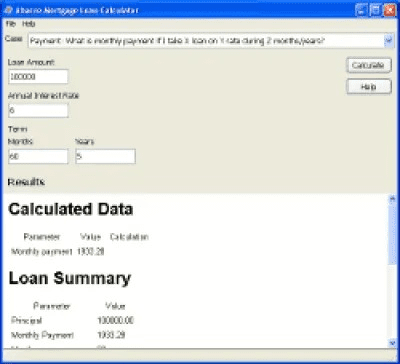 Capture d'écran de l'application Abacre Mortgage Loan Calculator - #2