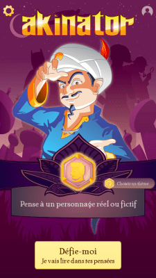 Capture d'écran de l'application Akinator the Genie FREE - #1