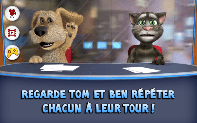 Capture d'écran de l'application Talking Tom & Ben News - #1