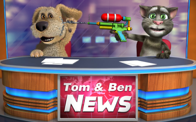 Capture d'écran de l'application Talking Tom & Ben News - #4